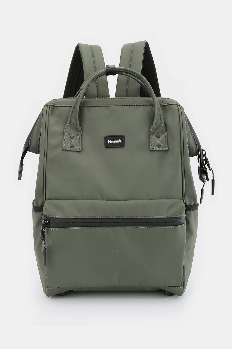 Waterproof Backpack Bag with External USB Port - Green