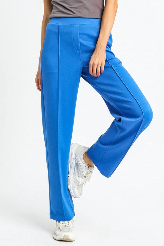 Elevated Waist Flowing Leg Pants