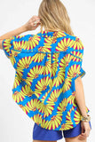 Printed Button-Up Relaxed Shirt