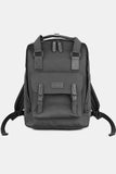 Waterproof Canvas Backpack Bag with Handles - Navy