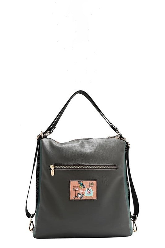 Multifunction Adjustable Strap Eco-Leather Backpack