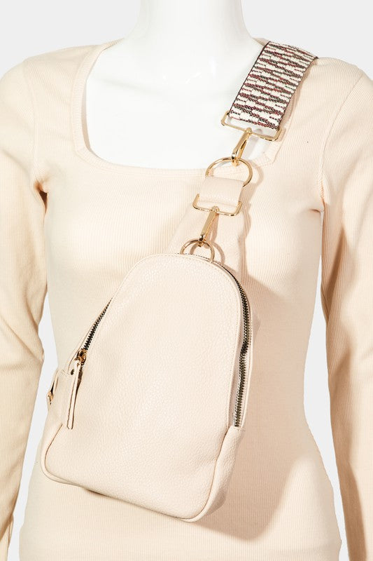 Single Strap Faux Leather Sing Bag