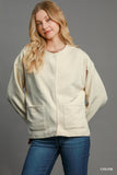 Chic Jacquard Pattern Jacket