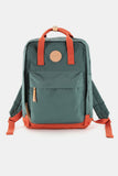 Waterproof Canvas Backpack Bag with Side Pockets - Yellow