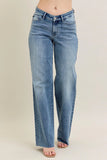 Vintage-Inspired Plus Size Wide-Leg Jeans