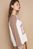 Retro Number 06 Raglan Sleeve Shirt
