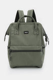 Waterproof Backpack Bag with External USB Port - Green