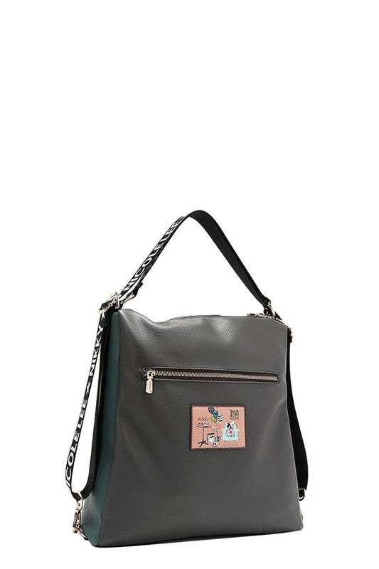 Multifunction Adjustable Strap Eco-Leather Backpack