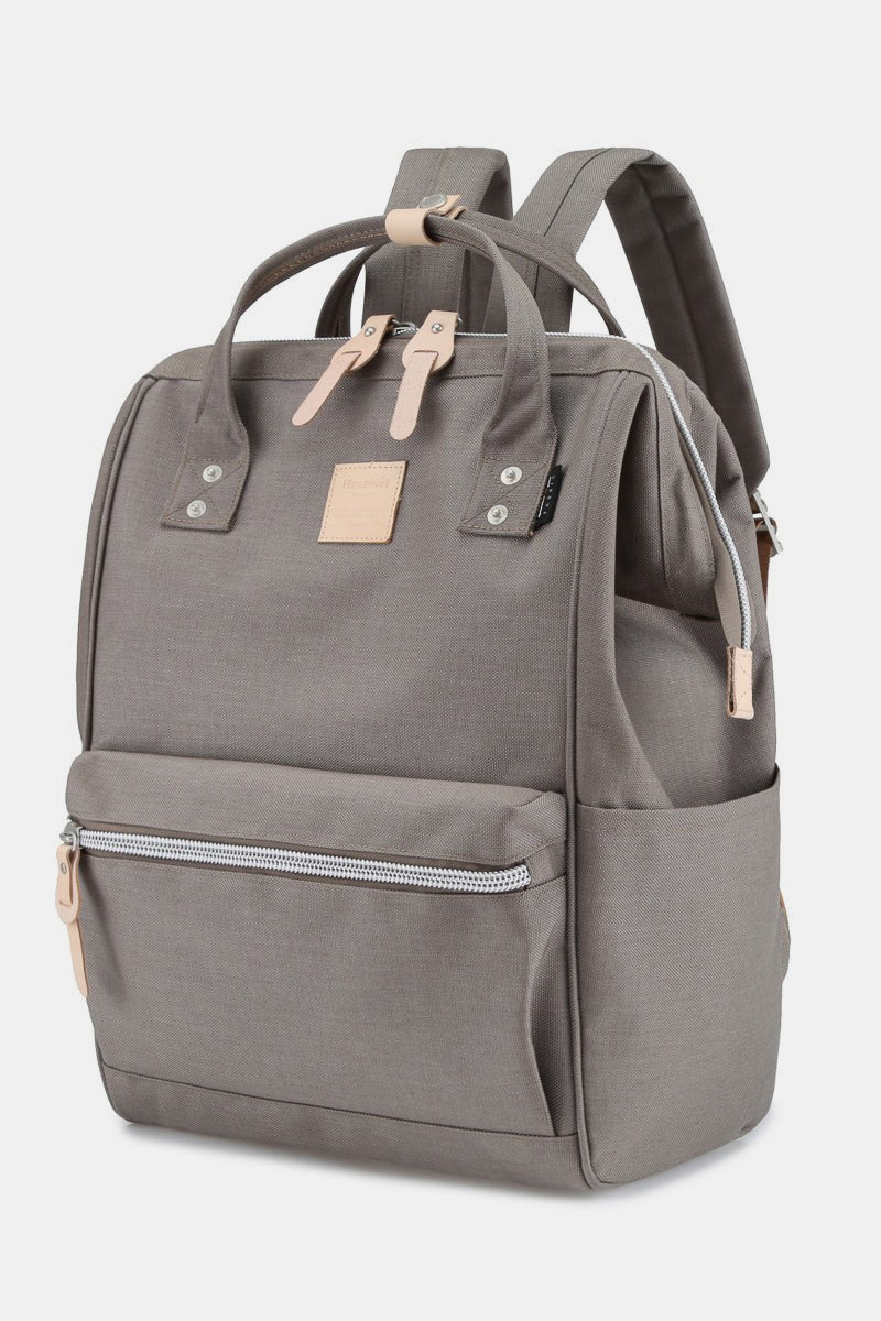 Waterproof Design Arcuate Shoulder Strap Backpack Bag with Handles - Gray
