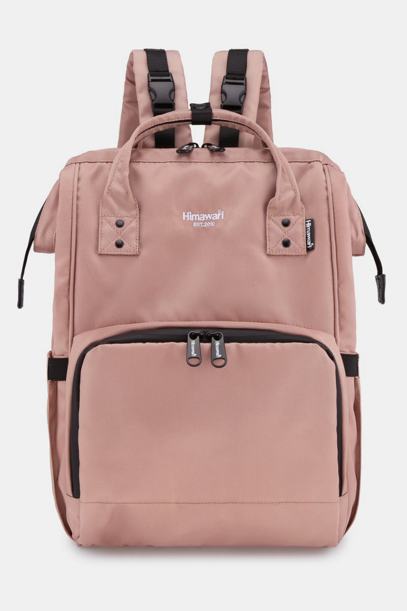 Waterproof and Anti-Theft Nylon Backpack Bag - Khaki