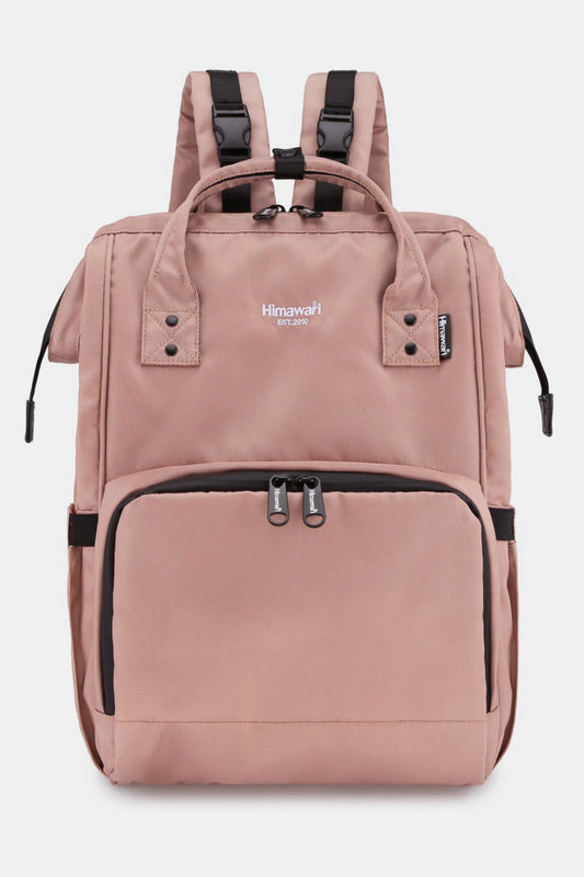 Waterproof and Anti-Theft Nylon Backpack Bag - Khaki