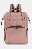 Waterproof and Anti-Theft Nylon Backpack Bag - Khaki