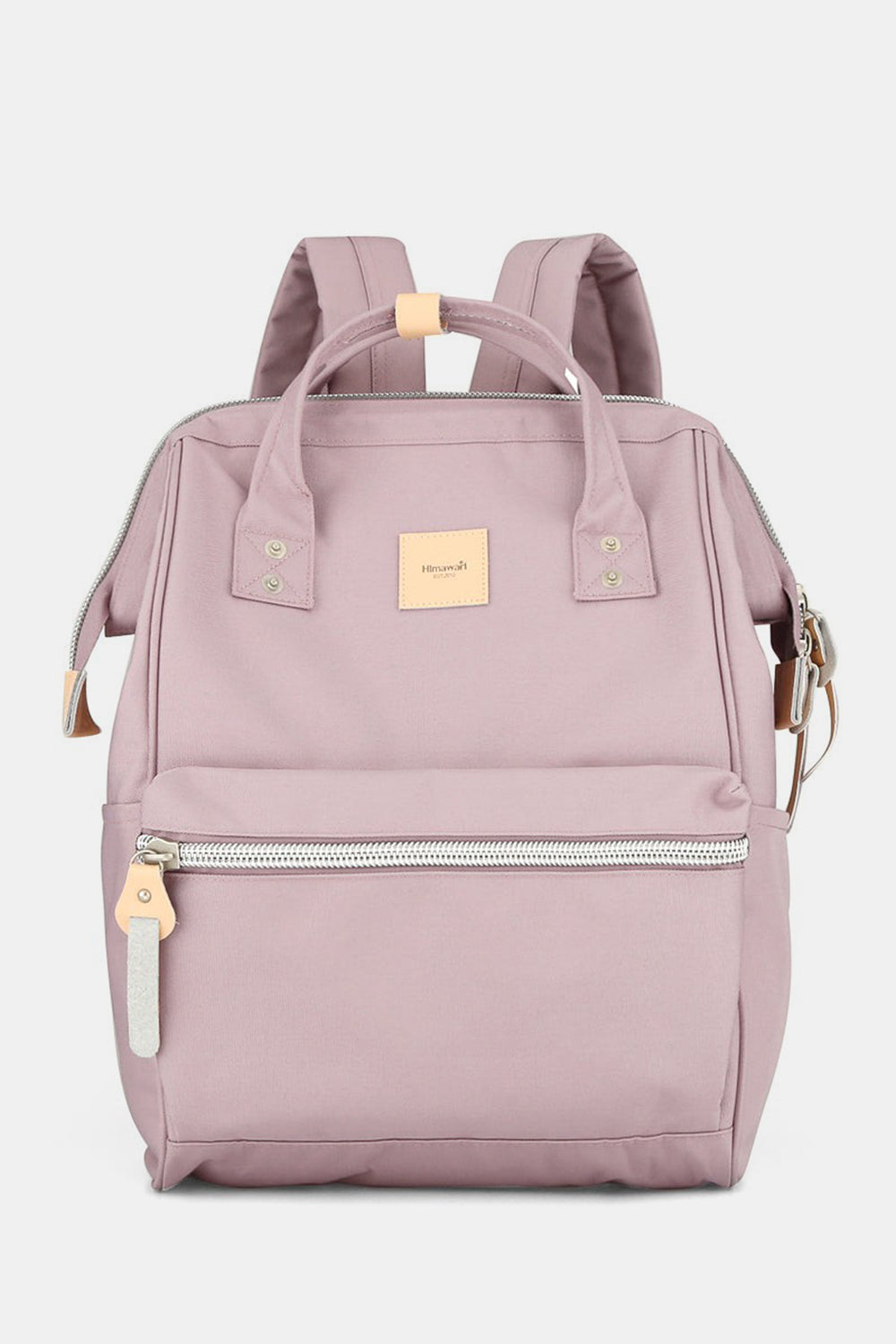 Water Resistant Canvas Backpack Bag with Side Pockets - Teal