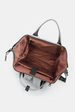 Waterproof Backpack Bag with External USB Port - Dark Gray