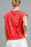 Crew Neck Raglan Sleeve Pullover