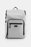 Nylon Waterproof Backpack Bag - Light Gray