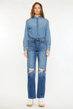 Retro High Waist Boyfriend Jeans