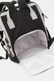 Waterproof Backpack Bag with Multilayer Pockets - Pink