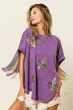 Whimsical Butterfly Fringe Boho Tee