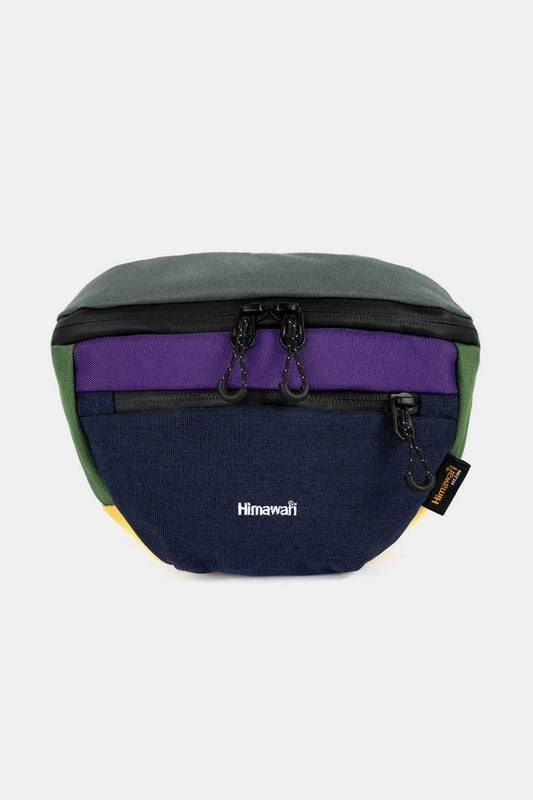 Waterproof Canvas Adjustable Strap Sling Bag - Purple