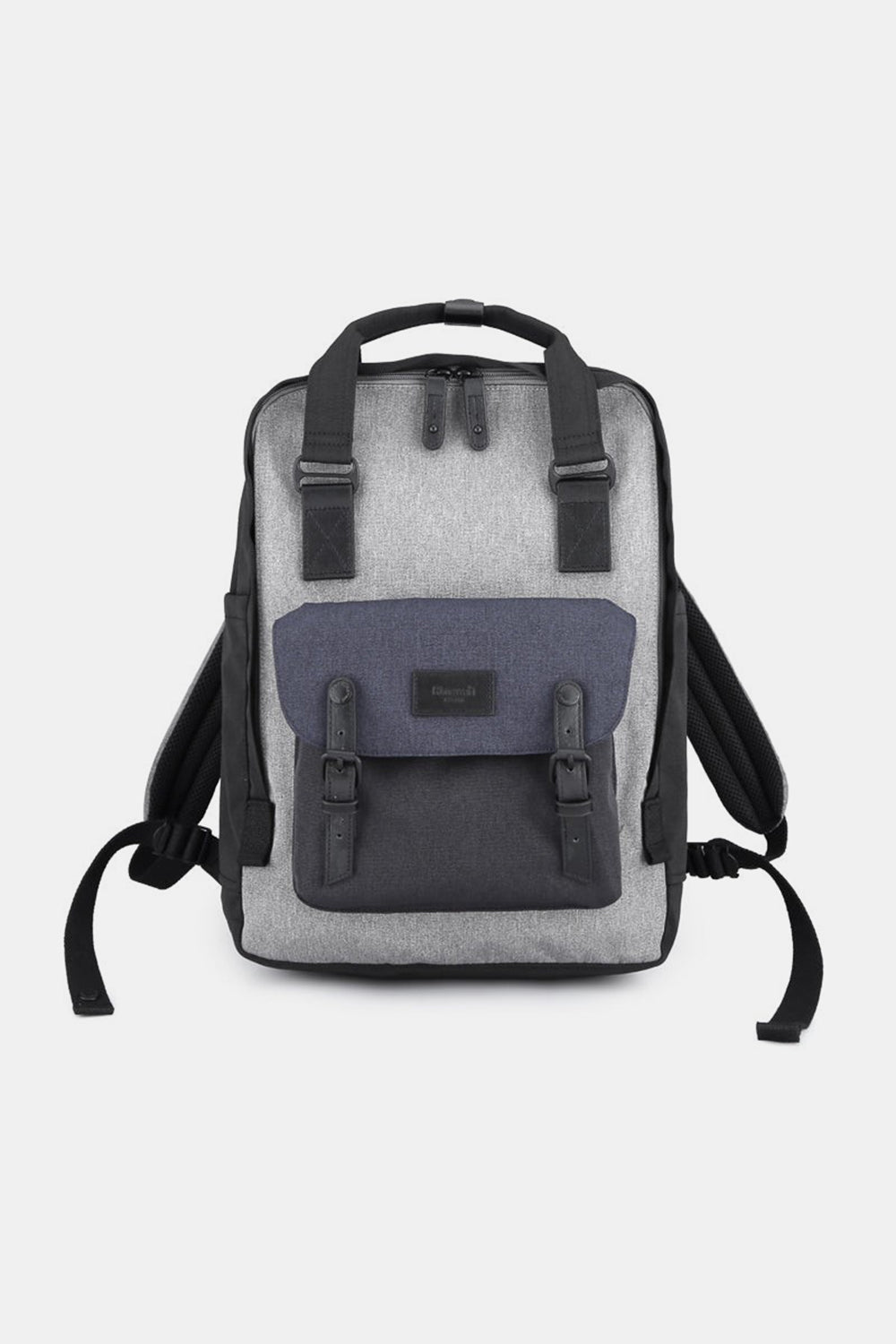 Waterproof Canvas Backpack Bag with Handles - Grey