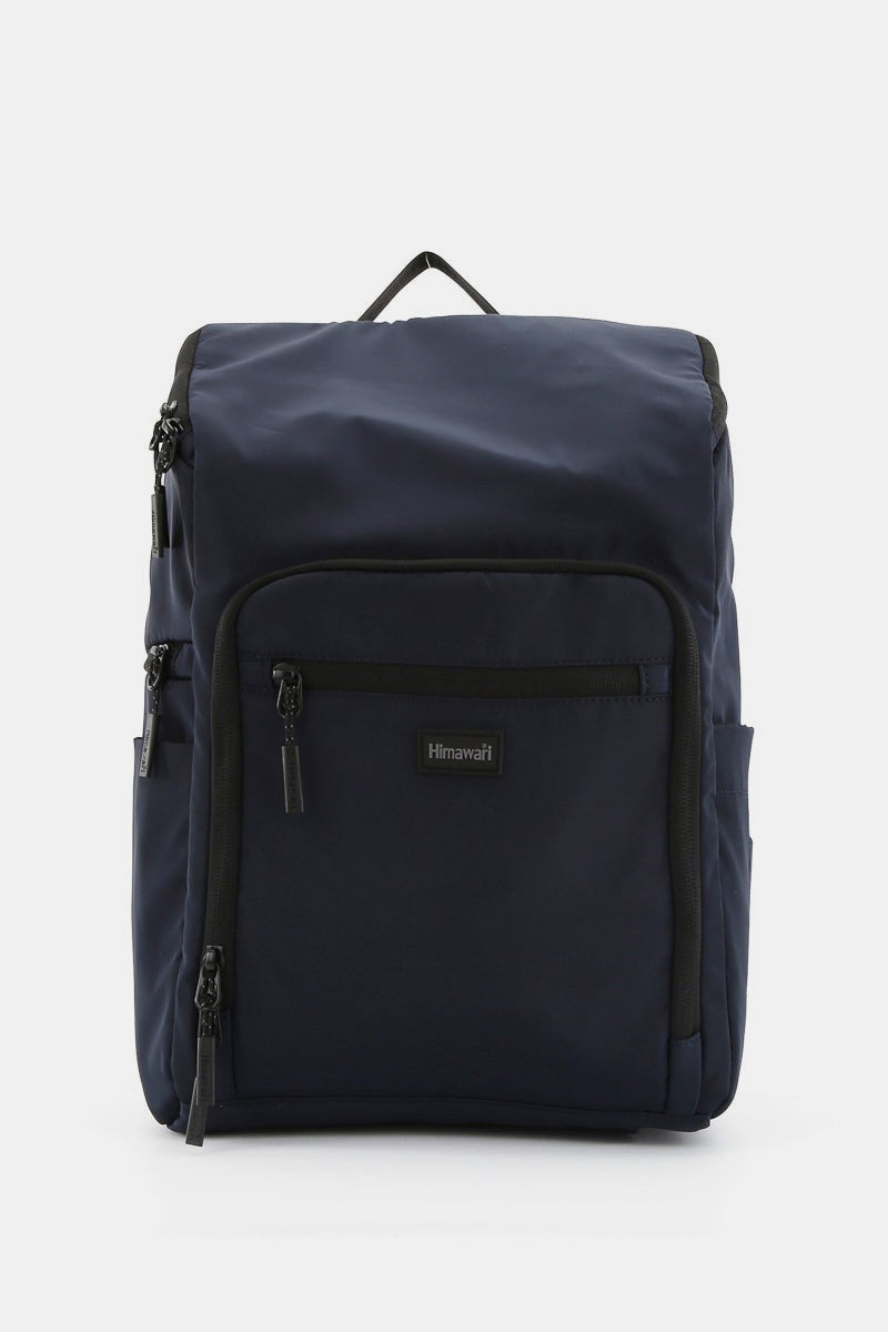 Nylon Waterproof Backpack Bag - Navy