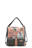 Multifunction Adjustable Strap Eco-Leather Backpack