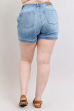 High-Waisted Classic Denim Shorts