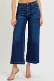 High-Waisted Crop Flare Denim