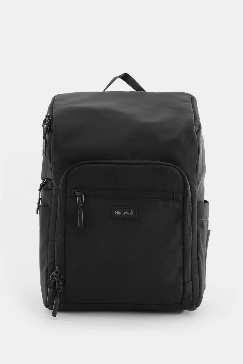 Nylon Waterproof Backpack Bag - Black