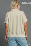 Half-Zip Short Sleeve Activewear Top