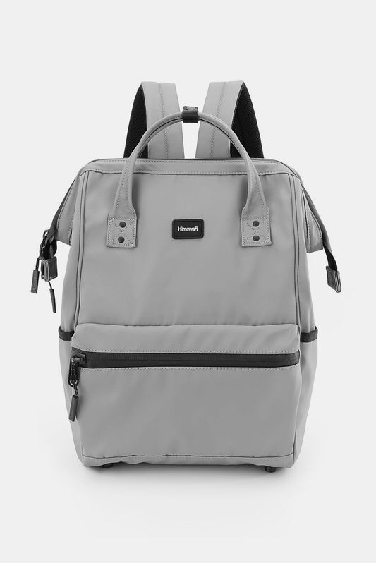 Waterproof Backpack Bag with External USB Port - Gray