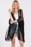 Embellished Sequin Mesh Cover Up