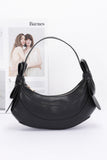 Bowtiful Faux Leather Hobo Handbag
