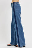 Elastic Waist Relaxed Fit Full-Length Jeans