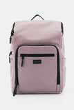 Nylon Waterproof Backpack Bag - Mauve