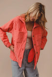 Quilted Long Sleeve Gauze Shirt Jacket
