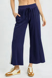Relaxed Fit Pants with Lace Detail