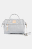 Waterproof Canvas Removable Strap Handbag - Light Blue