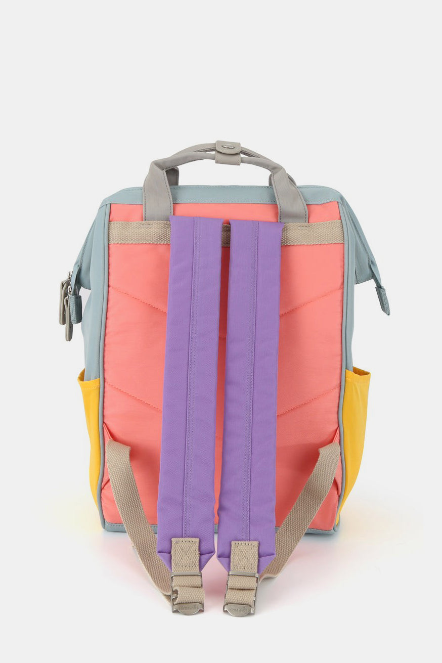 Waterproof Nylon Backpack Bag with Handles - Black