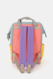 Waterproof Nylon Backpack Bag with Handles - Black