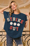 Vintage Baseball Graphic Short Sleeve Tee