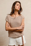 Asymmetrical Knit Pullover with Off-Shoulder Design
