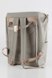 Waterproof Design Arcuate Shoulder Strap Backpack Bag with Handles - Coffee Brown