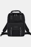 Contrast Waterproof Nylon Backpack Bag - Blue/Ivory
