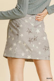 Starry Animal Skirt with Zipper Closure