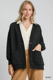 Button-Front Knit Cardigan